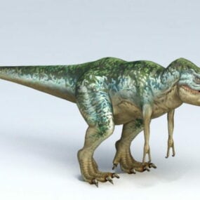 Modelo 3D do dinossauro T-rex
