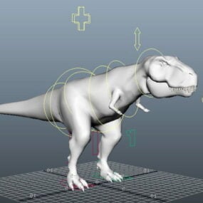 T-rex Rigging 3d model
