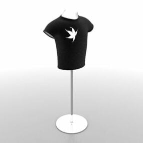 Man Mannequin Character With Neck Fashion 3d model
