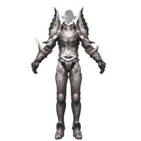 Personaje Tera Castanic Warrior modelo 3d