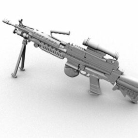 Taktisches Gewehr 3D-Modell