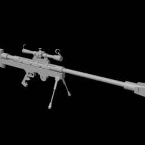 Tactical Sniper Rifle 3d model