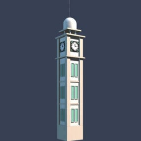 高大的钟楼3d模型