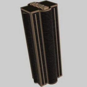 Tall Building For Office 3d model