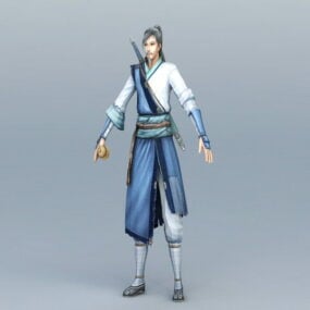 Taoist Swordsman 3d model