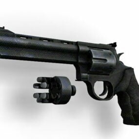 Taurus 44 Mag Revolver 3d model