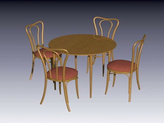 Tea Table With Chairs