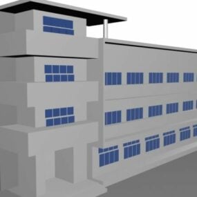 교육 및 학습 건물 3d 모델