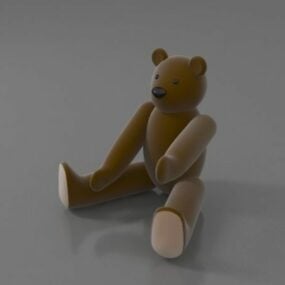 Modelo 3d de brinquedo de ursinho de pelúcia