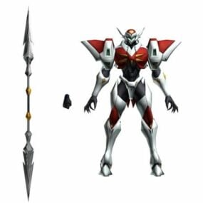 3д модель персонажа Tekkaman Blade D-boy