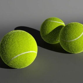 نموذج كرة التنس ثلاثي الأبعاد