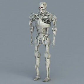 Terminator T-800 Endoskelett 3D-Modell