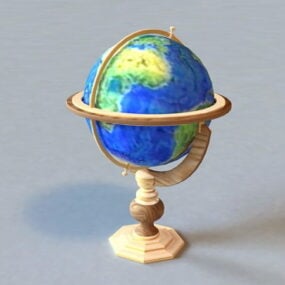 Globe terrestre modèle 3D