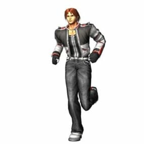 King Of Fighters -hahmo 3d-malli