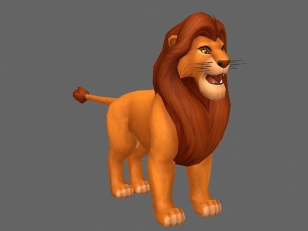 Karaktär Lion King Simba