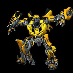 Das Transformers Bumblebee-Charakter-3D-Modell