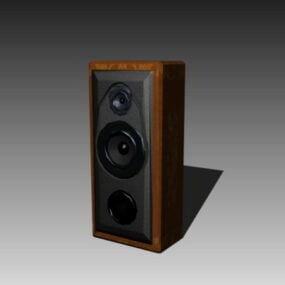 Three Way Speaker Box 3d model