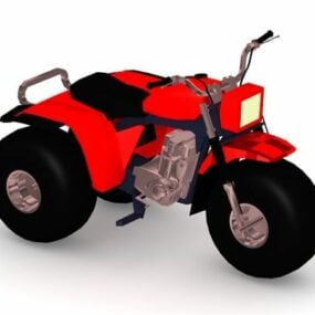 Trehjulet Atv 3d-model