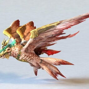 דגם תלת מימד של Thunderbird Mythical Creature
