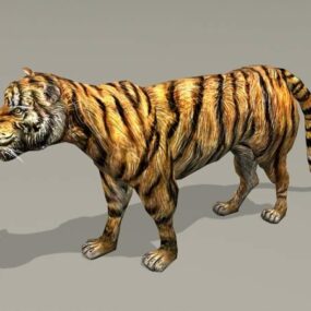 Modello 3d dell'impianto di perforazione della tigre