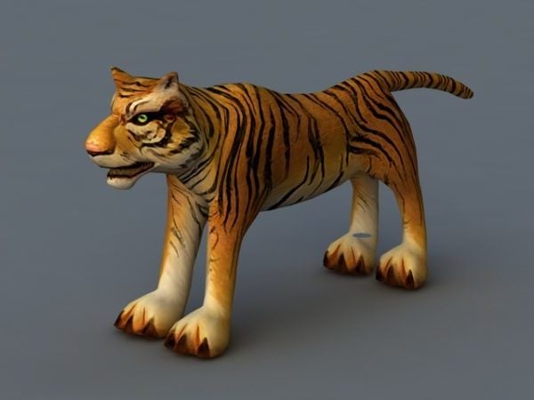 Tiger Rigged Free 3d Model - .Max, .Vray - Open3dModel 118044