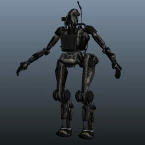 Robot titán de ciencia ficción modelo 3d