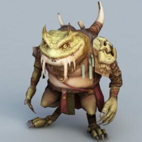 Toad Monster 3d-modell