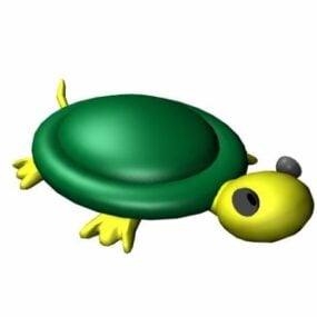 Anime Tortoise With Horns 3d model