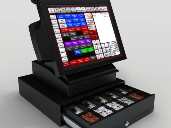 Touch Screen Cash Register Free 3d Model Max Vray