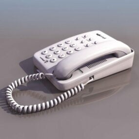Touch-tone Dialing Telefon 3d-modell