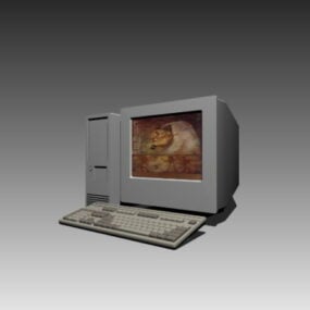 Model 3d Komputer Desktop Menara