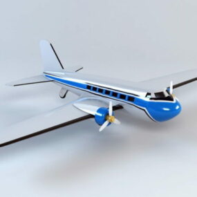 Model 3D Pesawat Dolanan
