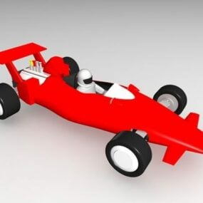 Toy F1 Car 3d model