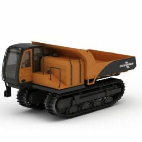 3D model pásového nákladního vozu