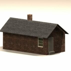 Traditional Architecture Smokehouse 3d model