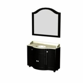 Traditional Style Wood Vanity 3d model