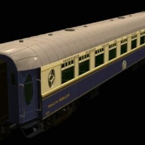 Train Coach 3d model