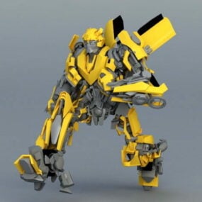 Modelo 3d de Transformers Bumblebee