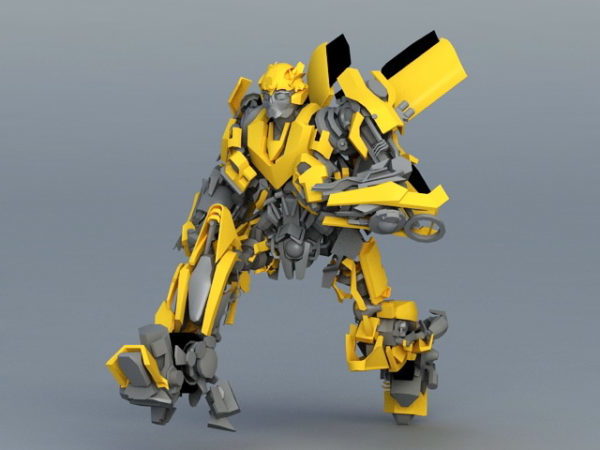 Transformers 2007 Movie Bumblebee 2007 Download Free 3d Model By