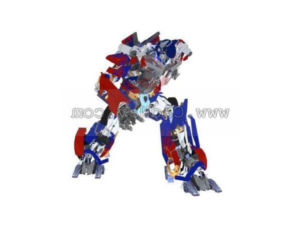 Robot Transformers Optimus Prime Free 3d Model Max Vray