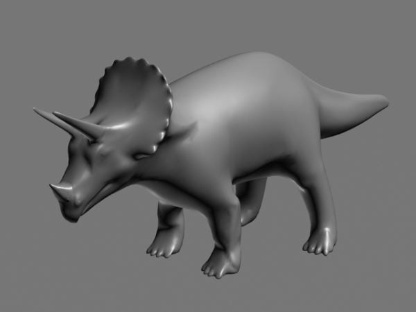 Triceratops Dinosaur Statue