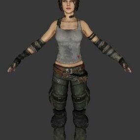 Trishka Novak – Bulletstorm Character 3d model