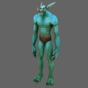 Troll Male Character 3d-modell