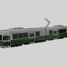 电动城市公交车3d模型