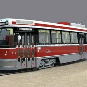 Trolley Car City 3d model