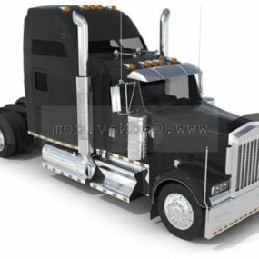 Modelo 3d de cabeza de vehículo de camión