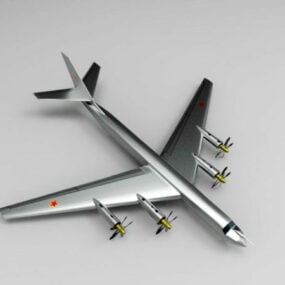 Tu-95 ベア爆撃機 3D モデル