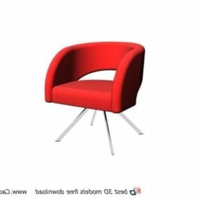 Furniture Tub Shape Bar Chair 3d model