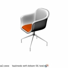 Меблі Тюльпан поворотний стілець 3d модель