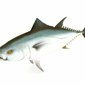 نموذج حيوان سمك التونة ثلاثي الأبعاد